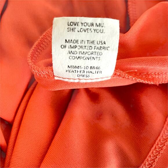 Show Me Your MuMu Heather Halter Dress Bright X-Small - Picture 7 of 8